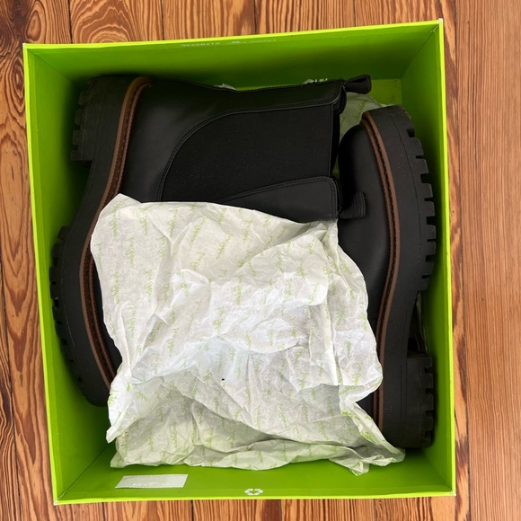 Sam Edelman Laguna Black Leather Weatherproof Chelsea Boot 7.5 - Picture 4 of 13